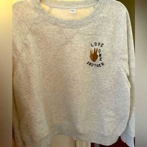 OLD NAVY LOVE ONE ANOTHER CREWNECK